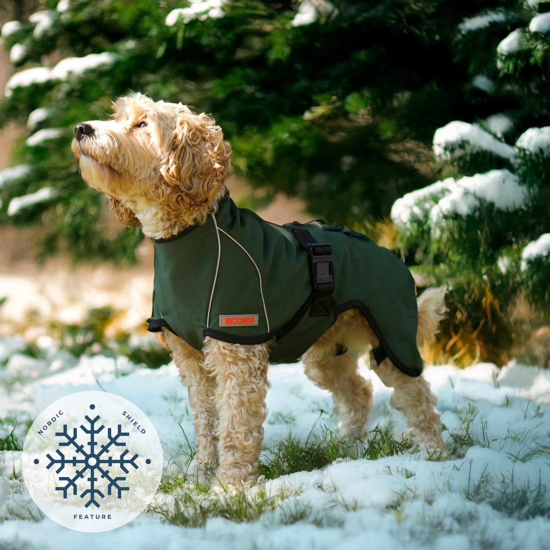 Rain Coat Parka Jacket For Dogs Pet Dog Vest Coat Warm Fleece