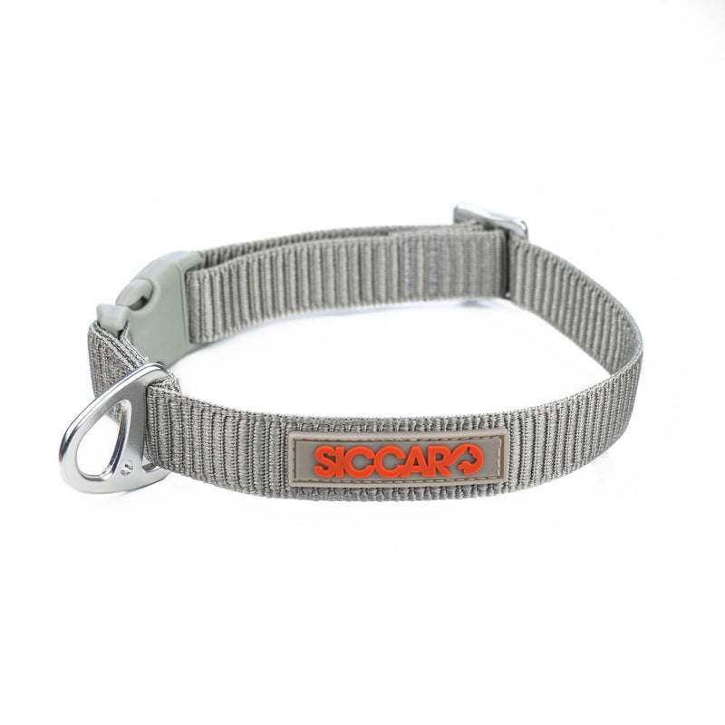 Siccaro Sealines dog collars / 100% recycled nylon Leashes and collars Silver
