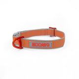 Siccaro Sealines dog collars / 100% recycled nylon Leashes and collars Orange/Silver